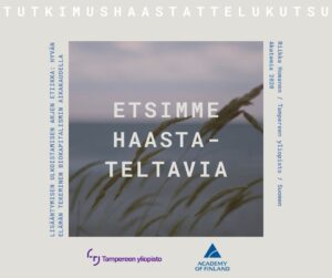 Viherkasvon oksa. Teksti: Etsitään haatateltavia