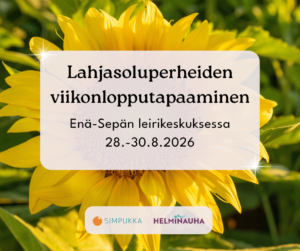 Takana auringonkukka, Simpukan ja Helminauhan logot