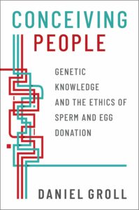 Conceiving people -kirjan kansi: mitään esittämättömiä, värillisiä, graafisia viivoja.