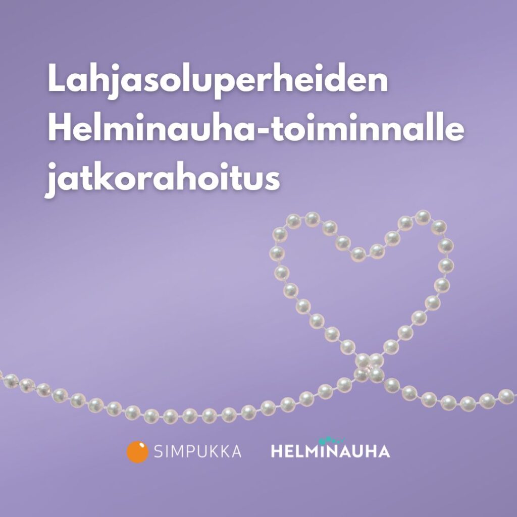 Lahjasoluperheiden Helminauha-toiminnalle jatkorahoitus